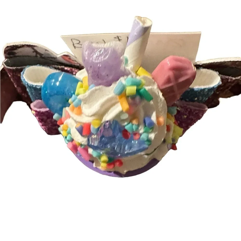 NWOT - Toddler/Girls 3D Hair Bow - Frozen - Purple